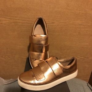 Free People rose gold Sneakers